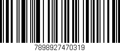 Código de barras (EAN, GTIN, SKU, ISBN): '7898927470319'