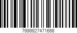 Código de barras (EAN, GTIN, SKU, ISBN): '7898927471668'