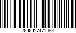 Código de barras (EAN, GTIN, SKU, ISBN): '7898927471958'