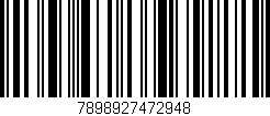 Código de barras (EAN, GTIN, SKU, ISBN): '7898927472948'