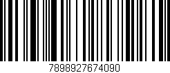 Código de barras (EAN, GTIN, SKU, ISBN): '7898927674090'