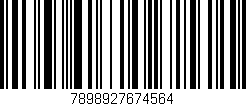 Código de barras (EAN, GTIN, SKU, ISBN): '7898927674564'