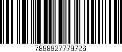 Código de barras (EAN, GTIN, SKU, ISBN): '7898927779726'