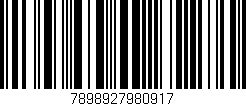 Código de barras (EAN, GTIN, SKU, ISBN): '7898927980917'