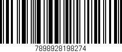 Código de barras (EAN, GTIN, SKU, ISBN): '7898928198274'
