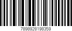 Código de barras (EAN, GTIN, SKU, ISBN): '7898928198359'