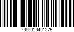 Código de barras (EAN, GTIN, SKU, ISBN): '7898928491375'