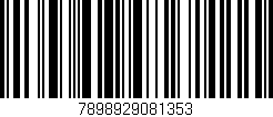 Código de barras (EAN, GTIN, SKU, ISBN): '7898929081353'