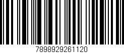 Código de barras (EAN, GTIN, SKU, ISBN): '7898929261120'