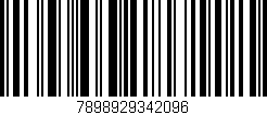 Código de barras (EAN, GTIN, SKU, ISBN): '7898929342096'