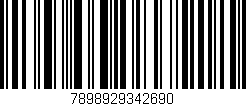 Código de barras (EAN, GTIN, SKU, ISBN): '7898929342690'
