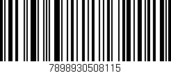 Código de barras (EAN, GTIN, SKU, ISBN): '7898930508115'