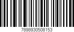 Código de barras (EAN, GTIN, SKU, ISBN): '7898930508153'