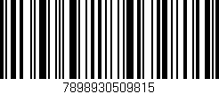 Código de barras (EAN, GTIN, SKU, ISBN): '7898930509815'