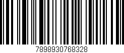 Código de barras (EAN, GTIN, SKU, ISBN): '7898930768328'