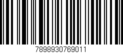 Código de barras (EAN, GTIN, SKU, ISBN): '7898930769011'