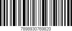 Código de barras (EAN, GTIN, SKU, ISBN): '7898930769820'