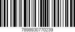 Código de barras (EAN, GTIN, SKU, ISBN): '7898930770239'