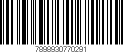 Código de barras (EAN, GTIN, SKU, ISBN): '7898930770291'