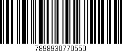 Código de barras (EAN, GTIN, SKU, ISBN): '7898930770550'