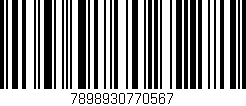 Código de barras (EAN, GTIN, SKU, ISBN): '7898930770567'