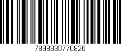 Código de barras (EAN, GTIN, SKU, ISBN): '7898930770826'