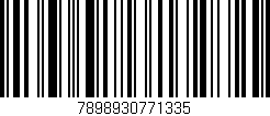 Código de barras (EAN, GTIN, SKU, ISBN): '7898930771335'