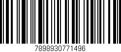 Código de barras (EAN, GTIN, SKU, ISBN): '7898930771496'
