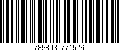 Código de barras (EAN, GTIN, SKU, ISBN): '7898930771526'