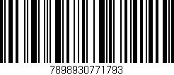 Código de barras (EAN, GTIN, SKU, ISBN): '7898930771793'