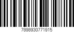 Código de barras (EAN, GTIN, SKU, ISBN): '7898930771915'