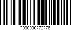 Código de barras (EAN, GTIN, SKU, ISBN): '7898930772776'