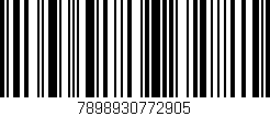 Código de barras (EAN, GTIN, SKU, ISBN): '7898930772905'