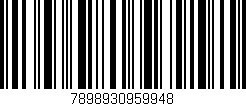 Código de barras (EAN, GTIN, SKU, ISBN): '7898930959948'