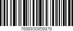 Código de barras (EAN, GTIN, SKU, ISBN): '7898930959979'