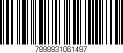 Código de barras (EAN, GTIN, SKU, ISBN): '7898931061497'