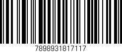 Código de barras (EAN, GTIN, SKU, ISBN): '7898931817117'