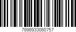 Código de barras (EAN, GTIN, SKU, ISBN): '7898933060757'