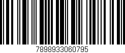 Código de barras (EAN, GTIN, SKU, ISBN): '7898933060795'