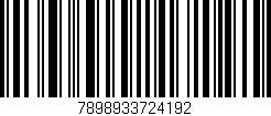 Código de barras (EAN, GTIN, SKU, ISBN): '7898933724192'