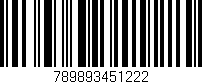 Código de barras (EAN, GTIN, SKU, ISBN): '789893451222'