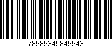 Código de barras (EAN, GTIN, SKU, ISBN): '78989345849943'