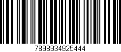 Código de barras (EAN, GTIN, SKU, ISBN): '7898934925444'