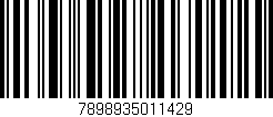Código de barras (EAN, GTIN, SKU, ISBN): '7898935011429'