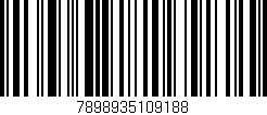 Código de barras (EAN, GTIN, SKU, ISBN): '7898935109188'