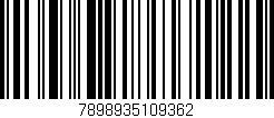 Código de barras (EAN, GTIN, SKU, ISBN): '7898935109362'