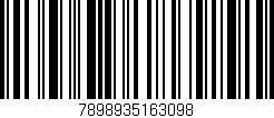 Código de barras (EAN, GTIN, SKU, ISBN): '7898935163098'