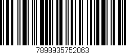 Código de barras (EAN, GTIN, SKU, ISBN): '7898935752063'