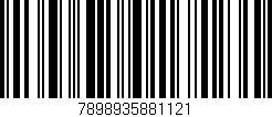 Código de barras (EAN, GTIN, SKU, ISBN): '7898935881121'