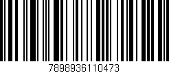 Código de barras (EAN, GTIN, SKU, ISBN): '7898936110473'